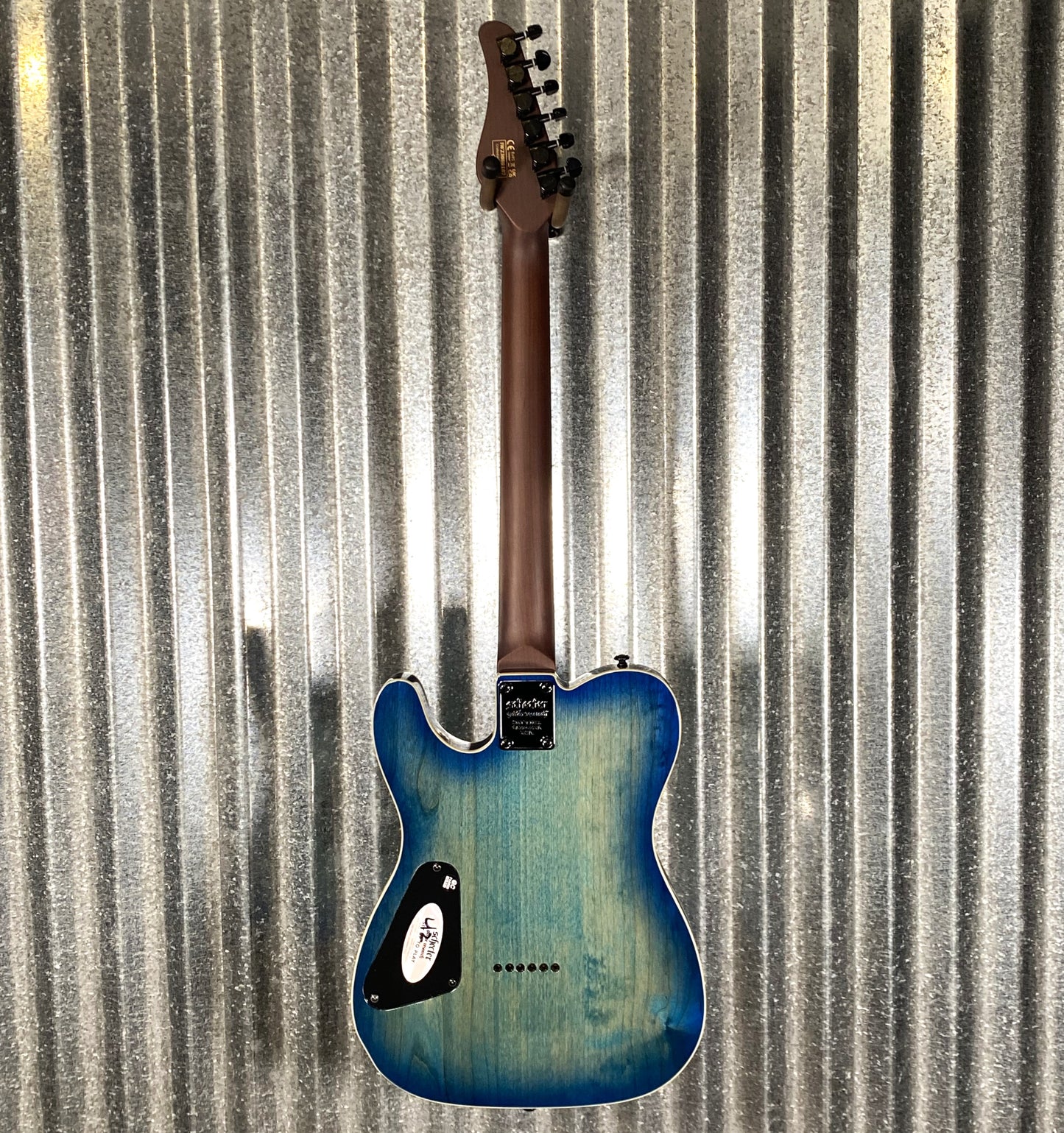 Schecter PT Pro HH Trans Blue Burst Guitar #0187