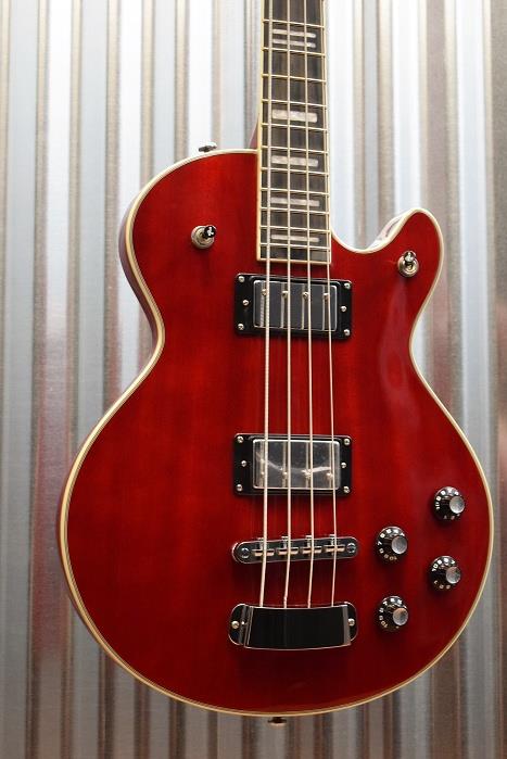 Hagstrom Swede Bass SWEB-WCT Wild Cherry Bass Guitar & Gig Bag  #408