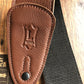 Levy's M7GP-BRN 2" Adjustable Garment Leather Guitar & Bass Strap Brown
