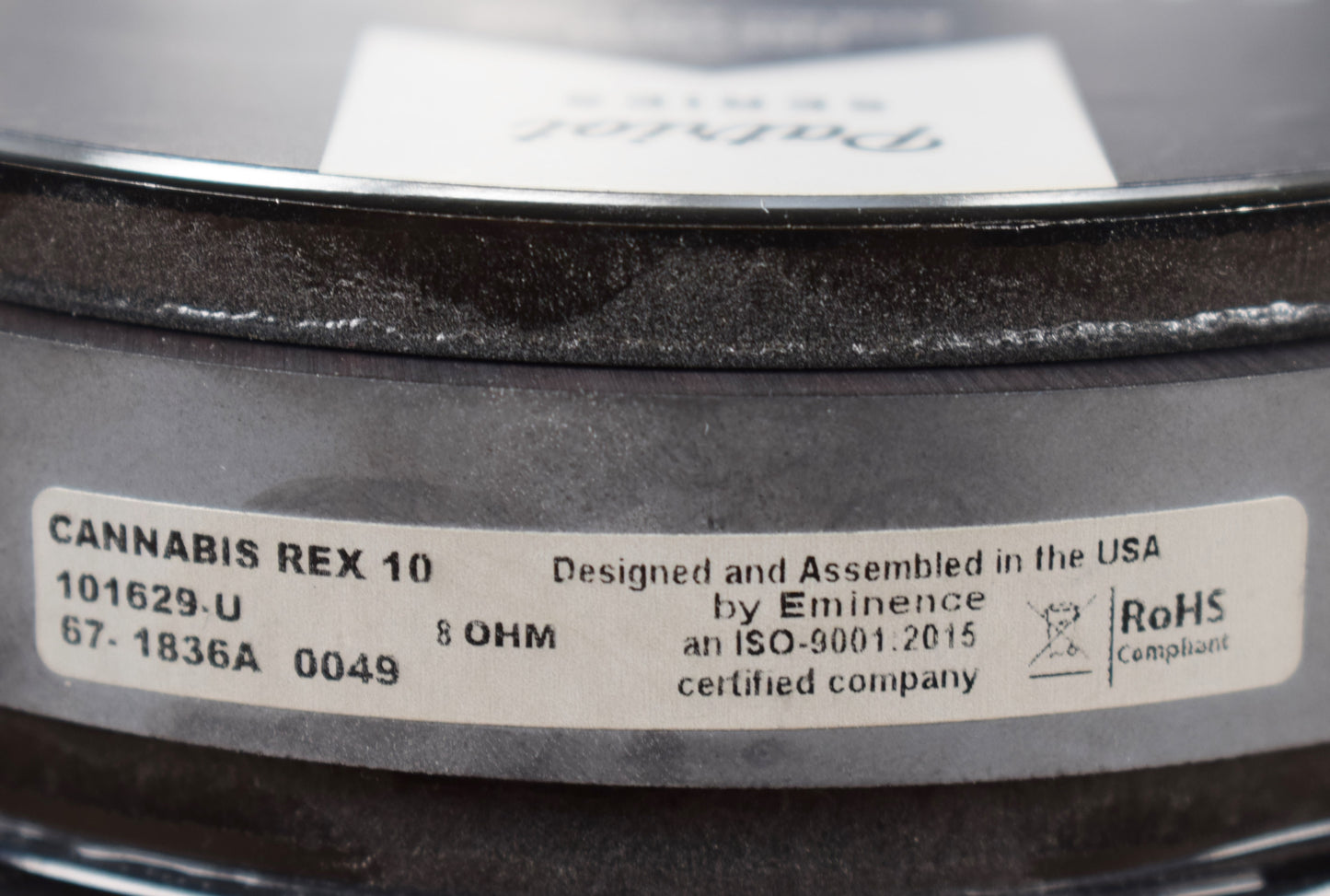 Eminence Patriot Series Cannabis Rex 10" 50 Watt 8 Ohm Guitar Amplifier Speaker Used