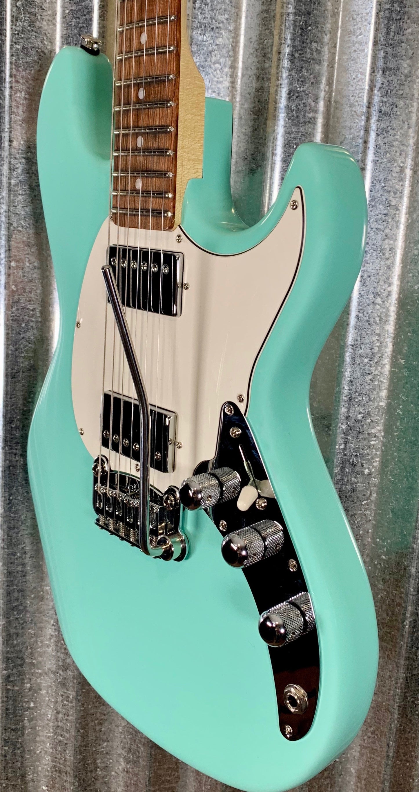 G&L USA Fullerton Deluxe Skyhawk Surf Green Guitar & Case 2019 #1178