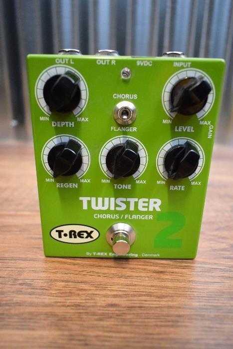 T-Rex Effects Twister 2 Chorus Flanger Guitar Effect Pedal #1485