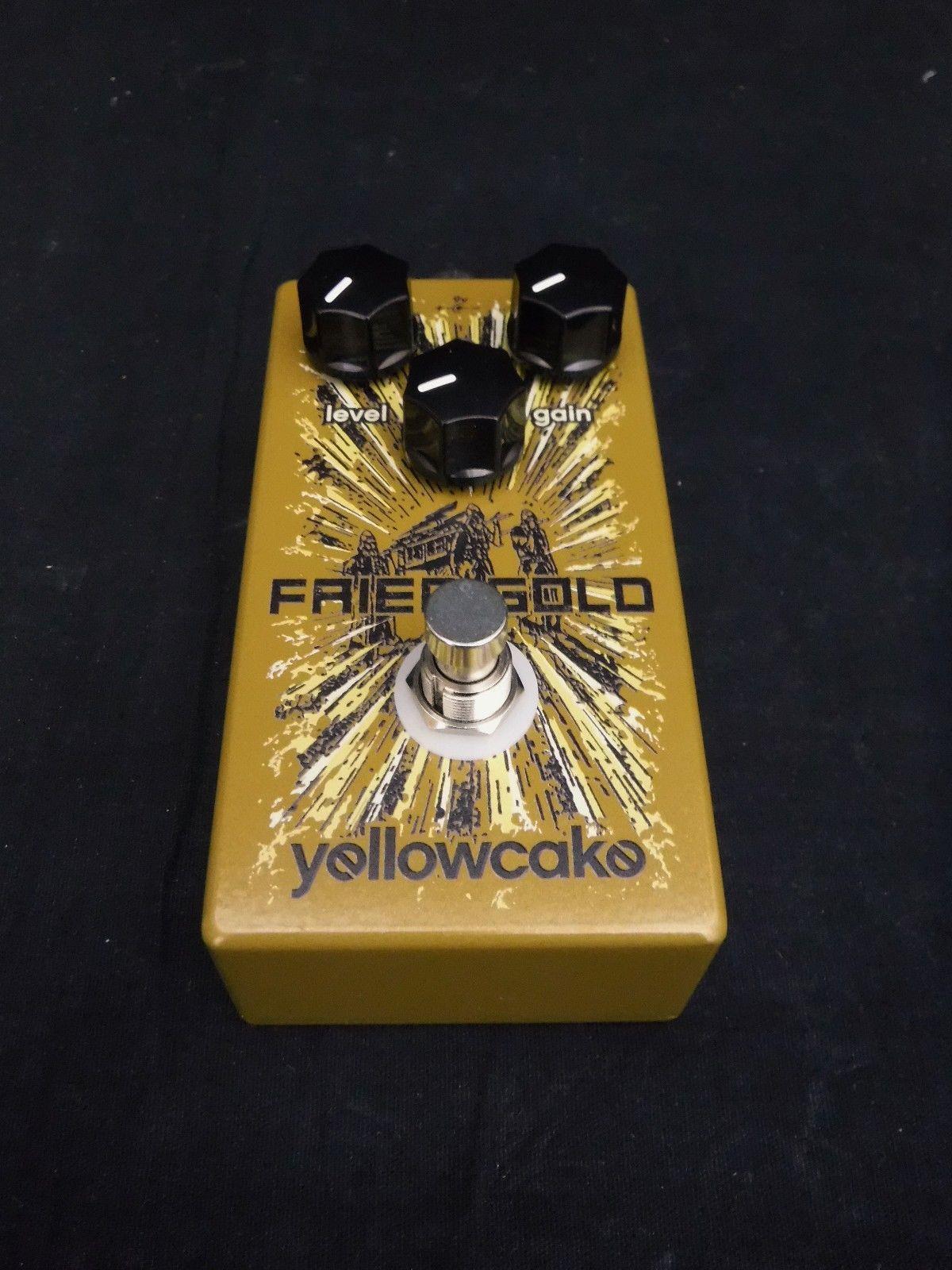 Yellowcake Fried Gold Overdrive Effects FX Pedal for Electric Guitar