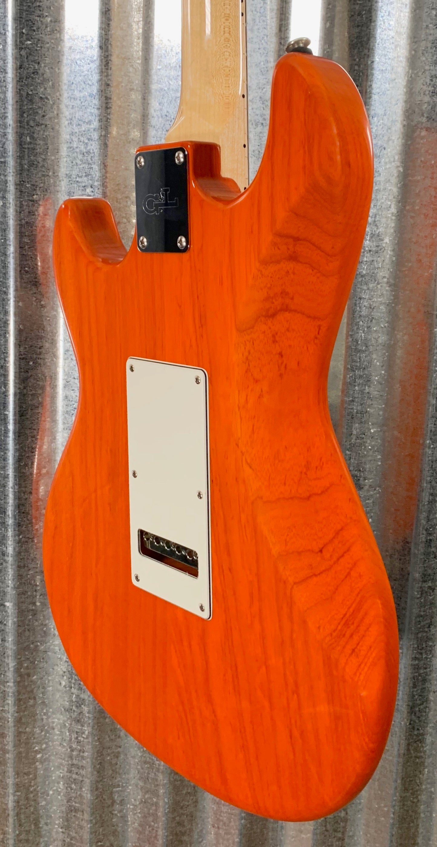 G&L Guitars USA Fullerton Deluxe Skyhawk Clear Orange Guitar & Case 2019 #5115