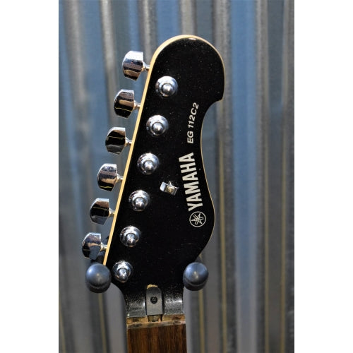 Yamaha EG 112C2 Metallic Black Guitar Body Neck Tremolo Tuner Project Parts Used