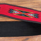 Levy's MSSN80-Red 2" Polypropylene Jacquard Weave Guitar Strap