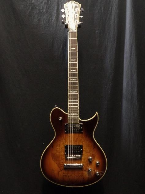 Washburn WIDLXSPLTD Spalted Maple Original Idol Guitar in Tobacco Sunburst #0153