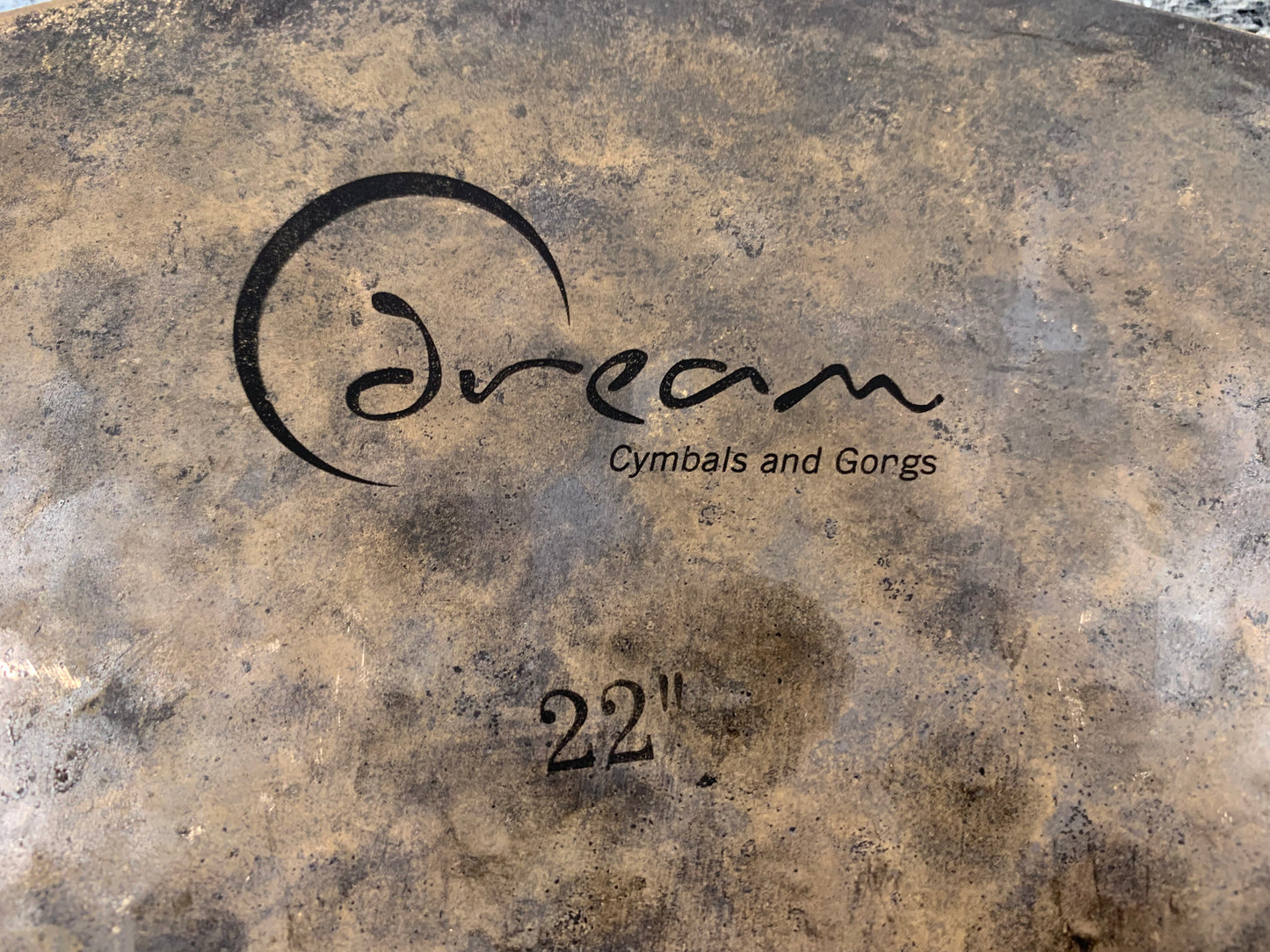 Dream Cymbals DMMRI22 Dark Matter Series Hand Forged & Hammered 22" Moon Ride