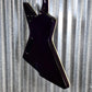 Westcreek Revenge Explorer Flame Transparent Purple Burst Guitar #0280 Used