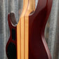 ESP LTD D-6 6 String Bass Natural Satin & Case LD6NS #0569