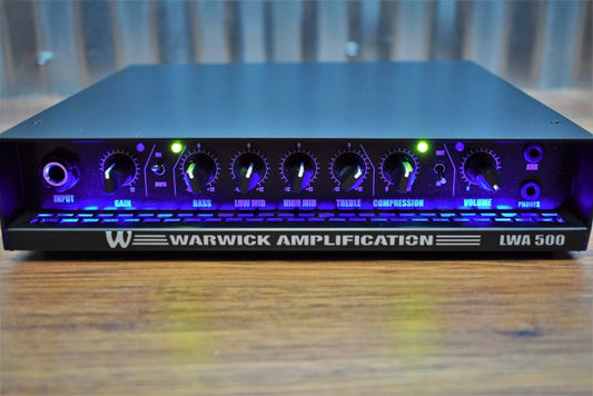 Warwick LWA500 500 Watt Light Weight Bass Amplifier Head LWA 500