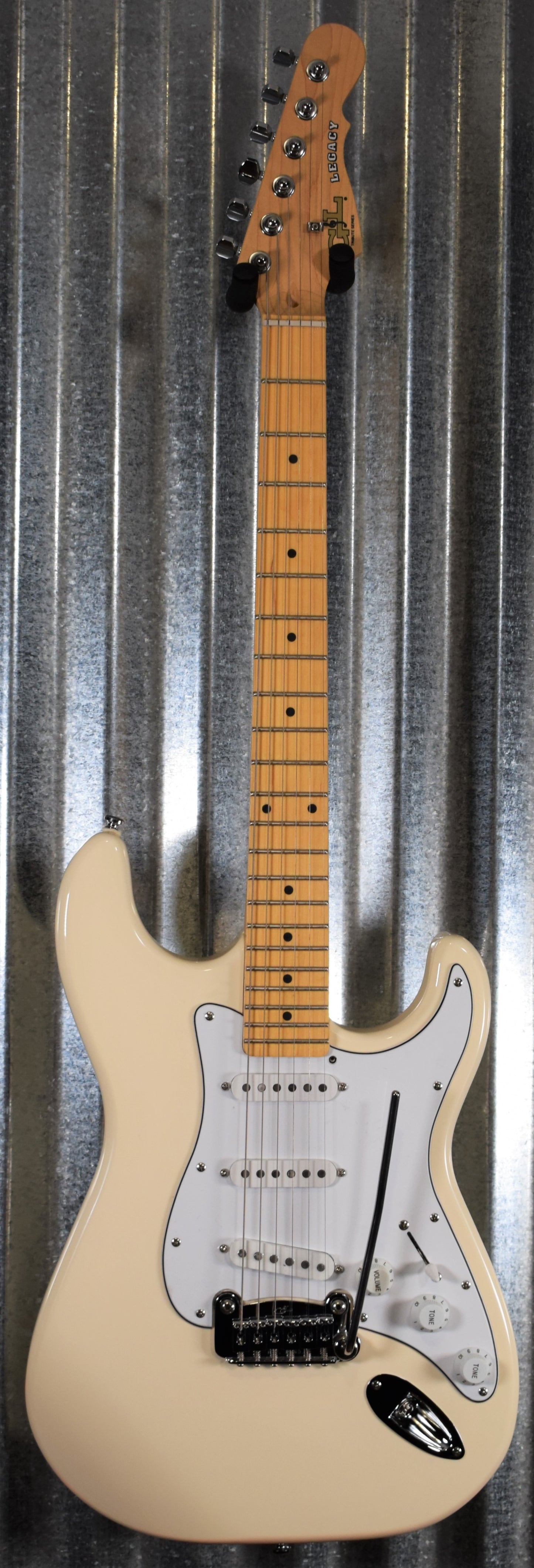 G&L Tribute Legacy Olympic White Guitar #7347 Demo