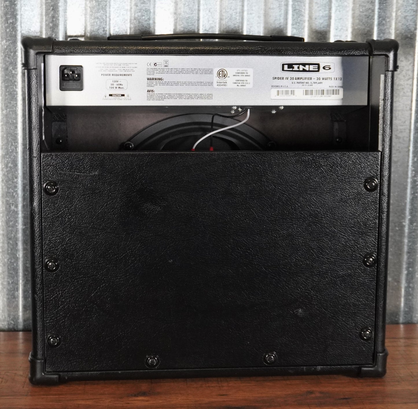 Line 6 Spider IV 30 Watt 1x12" Four Channel & Effects Guitar Combo Amplifier Used