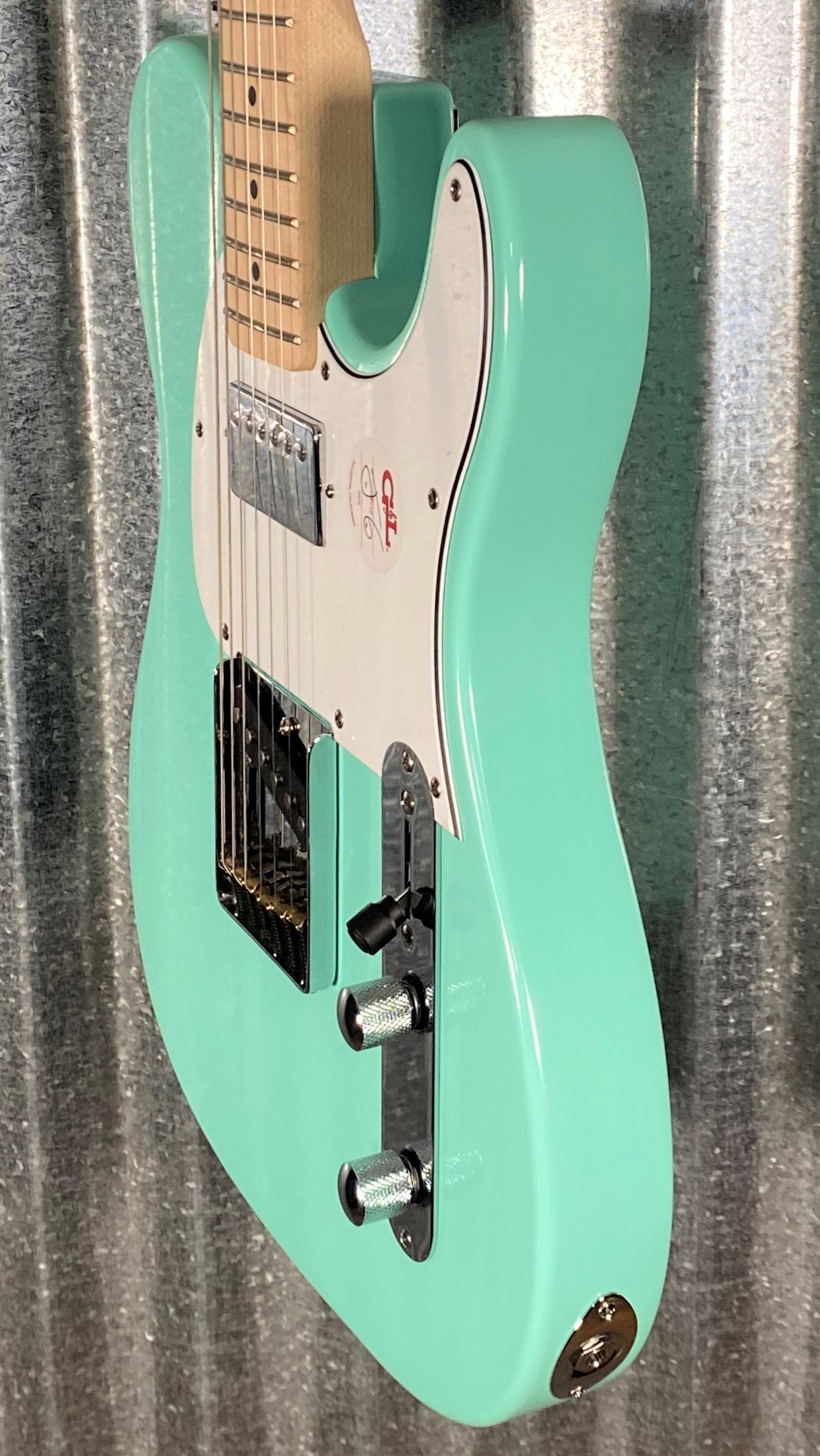 G&L Tribute ASAT Classic Bluesboy Mint Green Guitar #9892