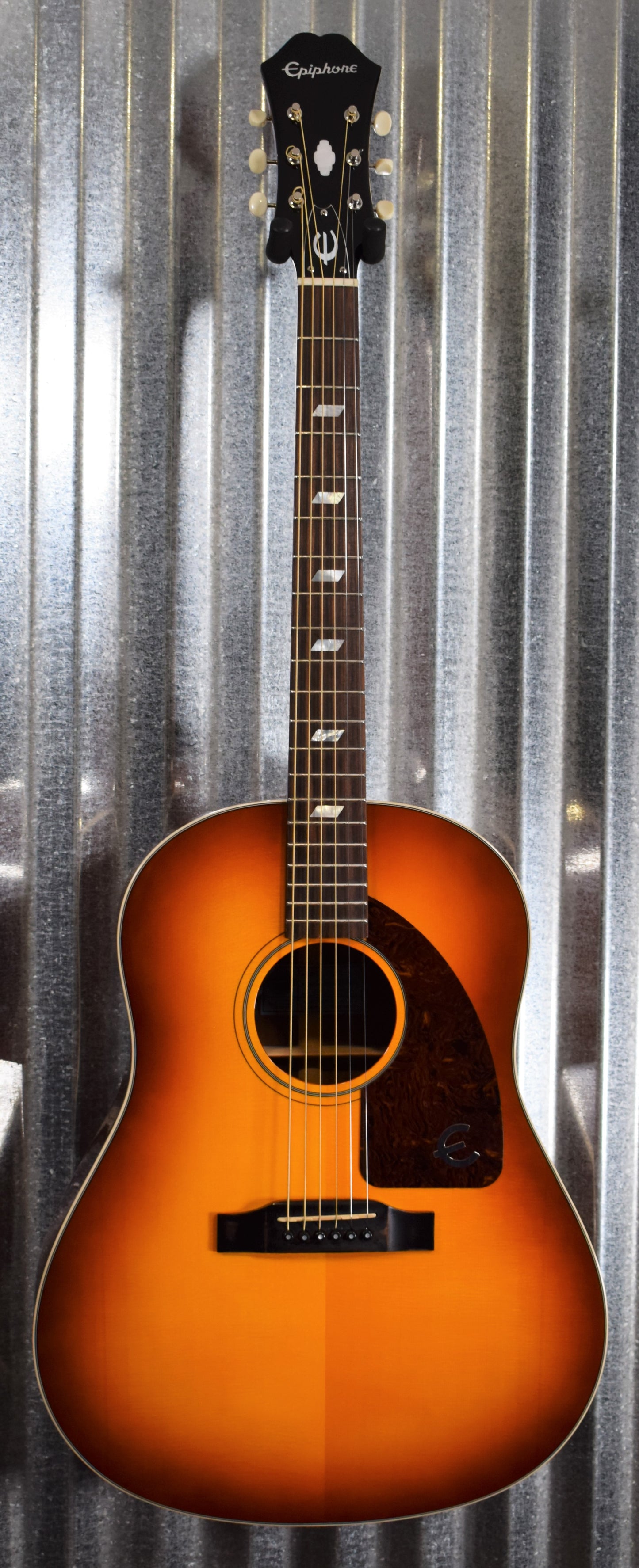 Epiphone FT-79 Inspired By 1964 Texan Vintage Cherryburst Acoustic Electric Guitar Used