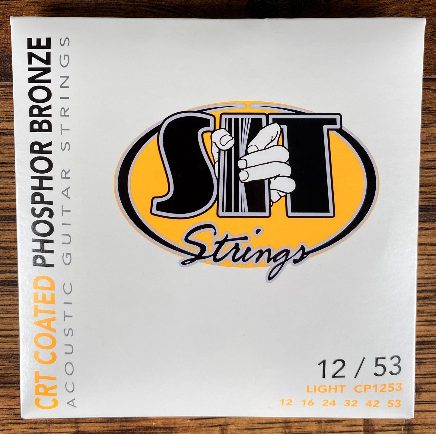 SIT Strings CP1253 Light CRT Coated Phosphor Bronze Acoustic Guitar Strings 3 Pack