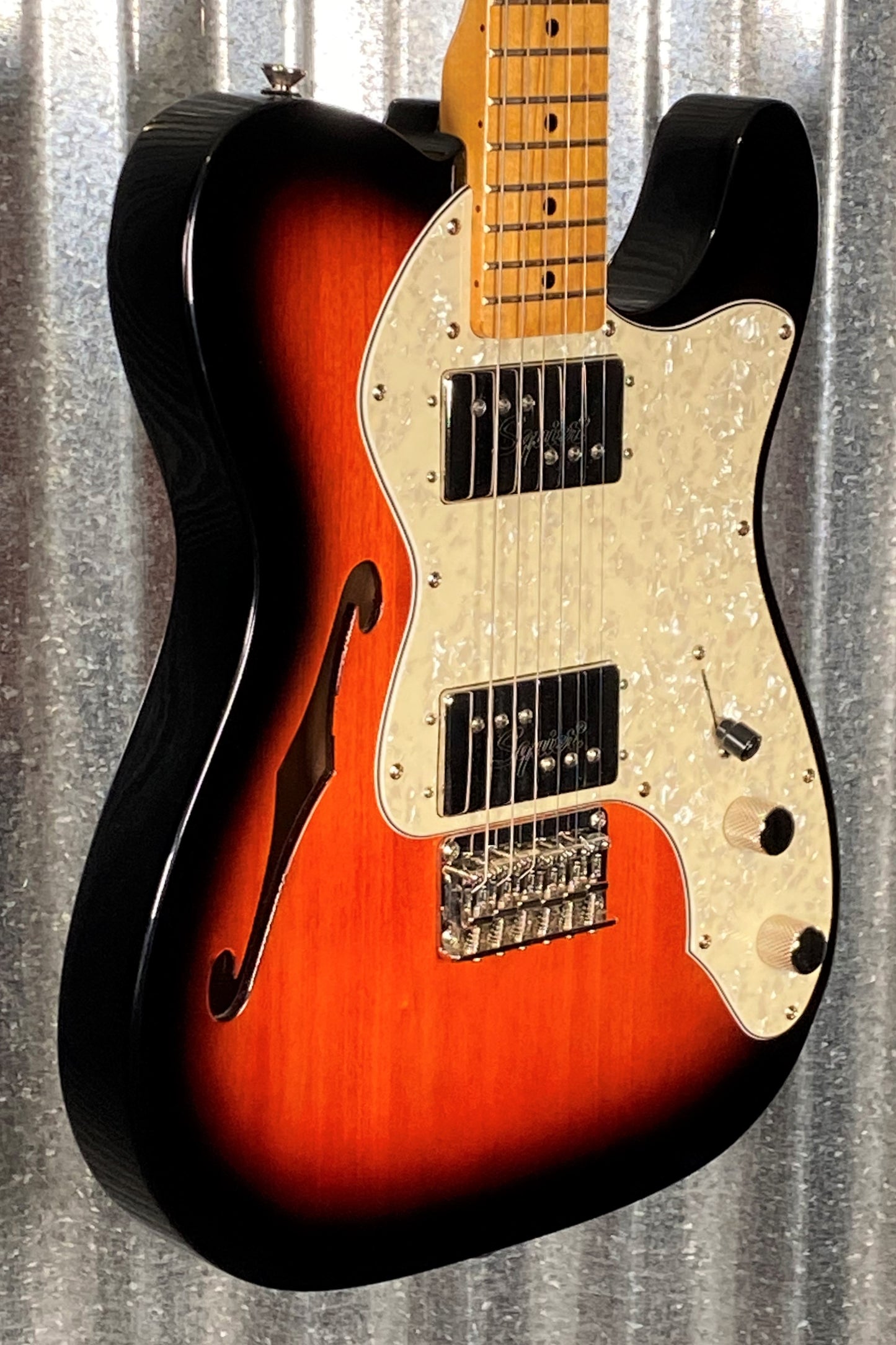 Fender Squier Classic Vibe 70's Telecaster Thinline 3 Color Sunburst Guitar #5825 Used