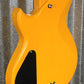Reverend Guitars Mike Watt Signature Wattplower Satin Yellow 4 String Short Scale Bass & Case Blem #0829