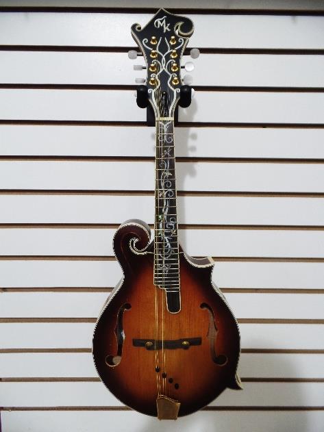 Michael Kelly MKLDFAVS Legacy Dragonfly Flame F Style Mandolin Blemish #0274