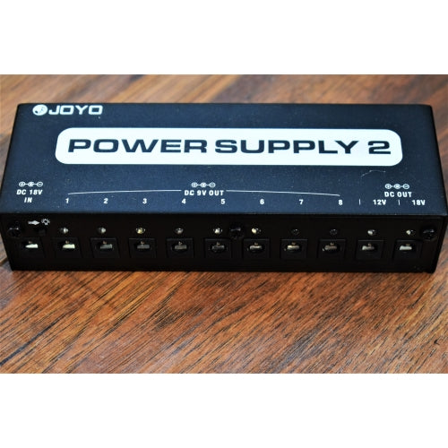 Joyo Audio JP-02 Power Supply 2 Isolated Ten Outlet Pedalboard Power & Cables Demo