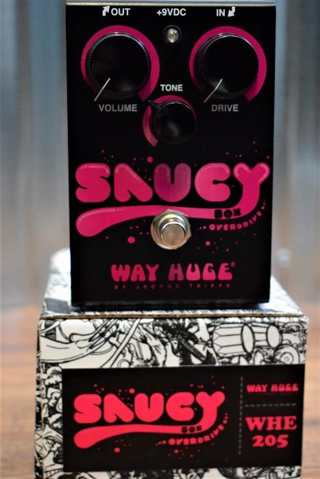 Dunlop Way Huge Electronics WHE205 Saucy Box Overdrive Guitar Effect Pedal