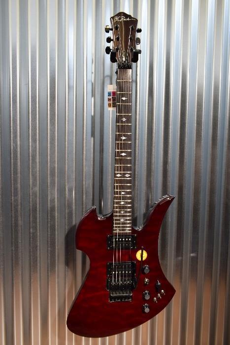 BC Rich MK7 Mockingbird Transparent Black Cherry Guitar & B.C. Gig Bag #681