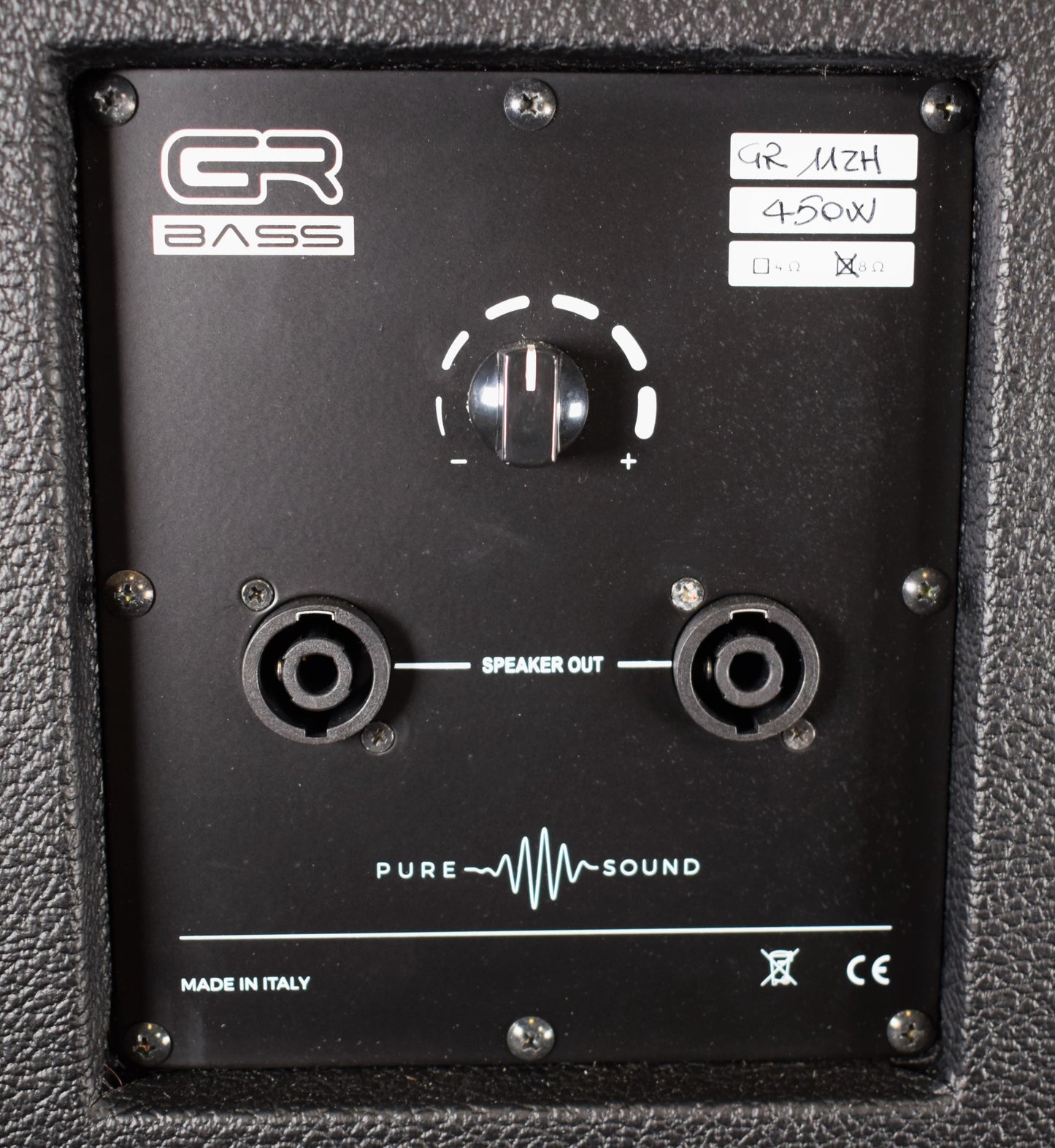 GR Bass GR112H 12" Ultra Lightweight Bass Amplifier Speaker Cabinet Black 8 Ohm