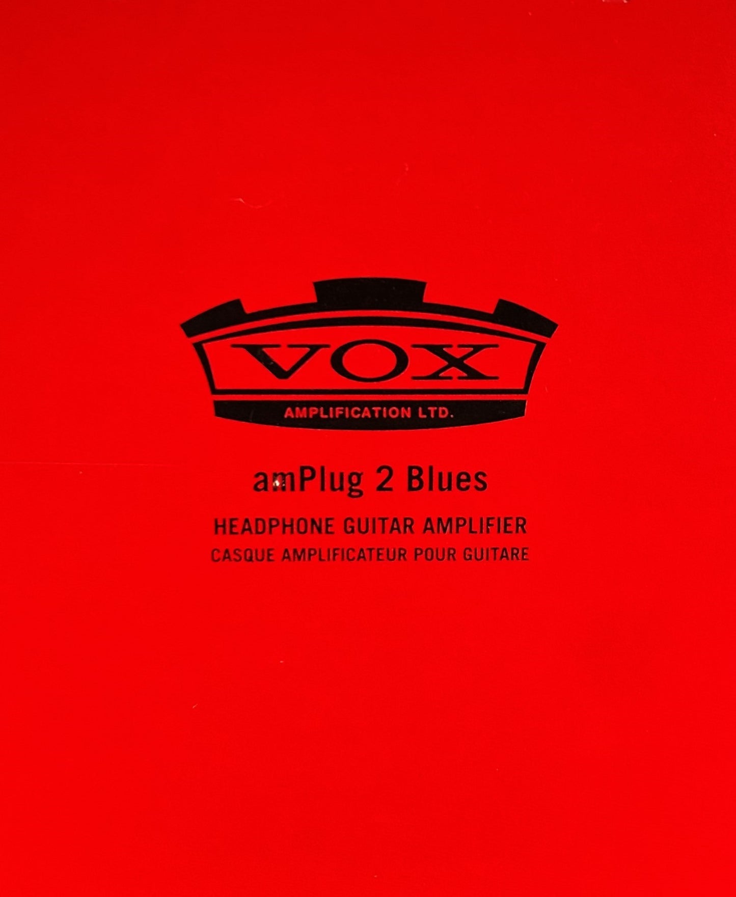 VOX amPlug 2 BLUES Plug In Guitar Practice Headphone Amplifier AP2BL
