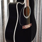 Takamine EF341DLX Deluxe Black Acoustic Electric Left Hand Guitar Japan & Case EF341DLXLH #1062