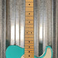 G&L USA  ASAT Classic Bluesboy Turquoise Maple Satin Neck Guitar & Case #2083