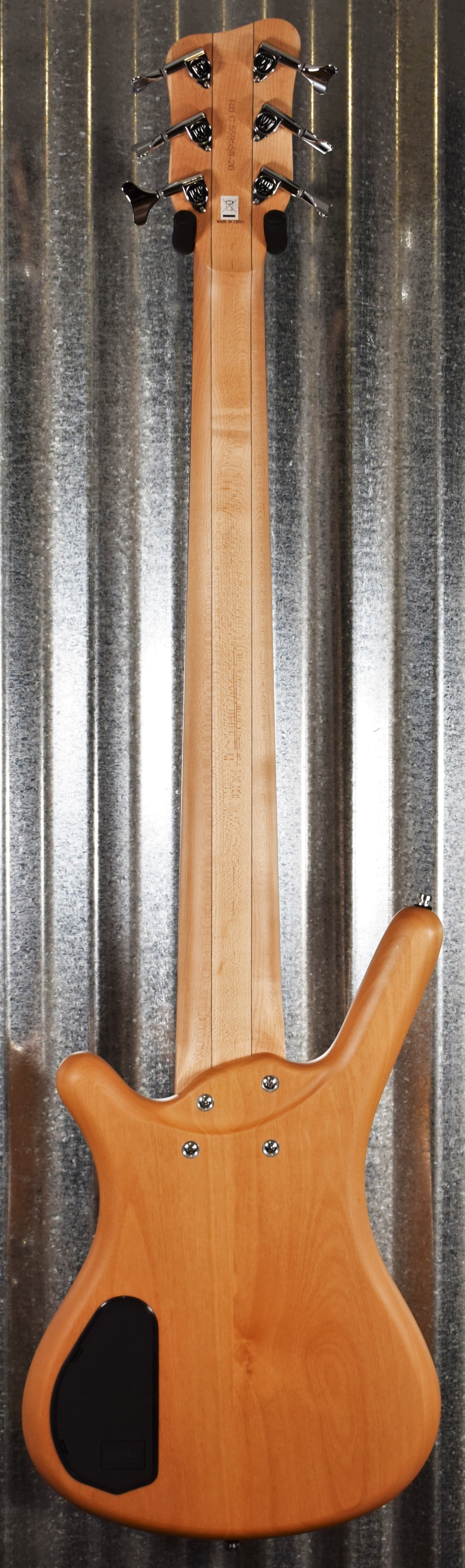 Warwick Rockbass Corvette Basic Natural Active 6 String Bass & Bag #5820