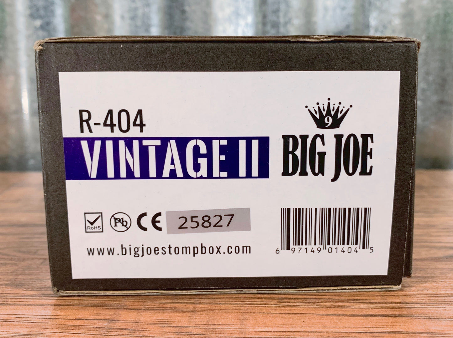 Big Joe Stomp Box Analog Vintage II R-404 Raw Series Overdrive Guitar Effects Pedal