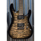 Schecter C-6 Plus Quilt Top Charcoal Burst Guitar CB #5391