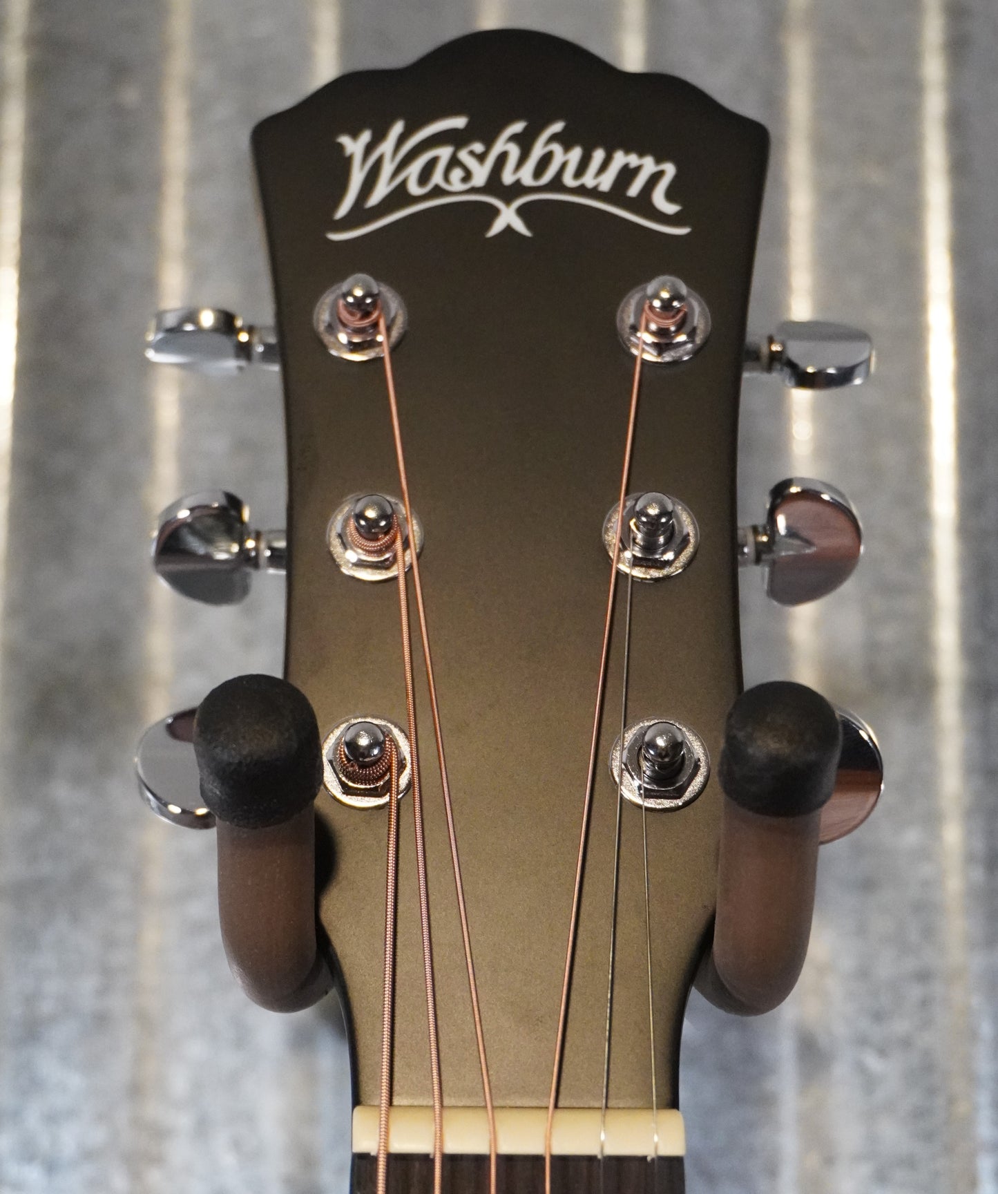 Washburn Deep Forest Ebony Ace Acoustic Electric Guitar DFEACE-U #5118