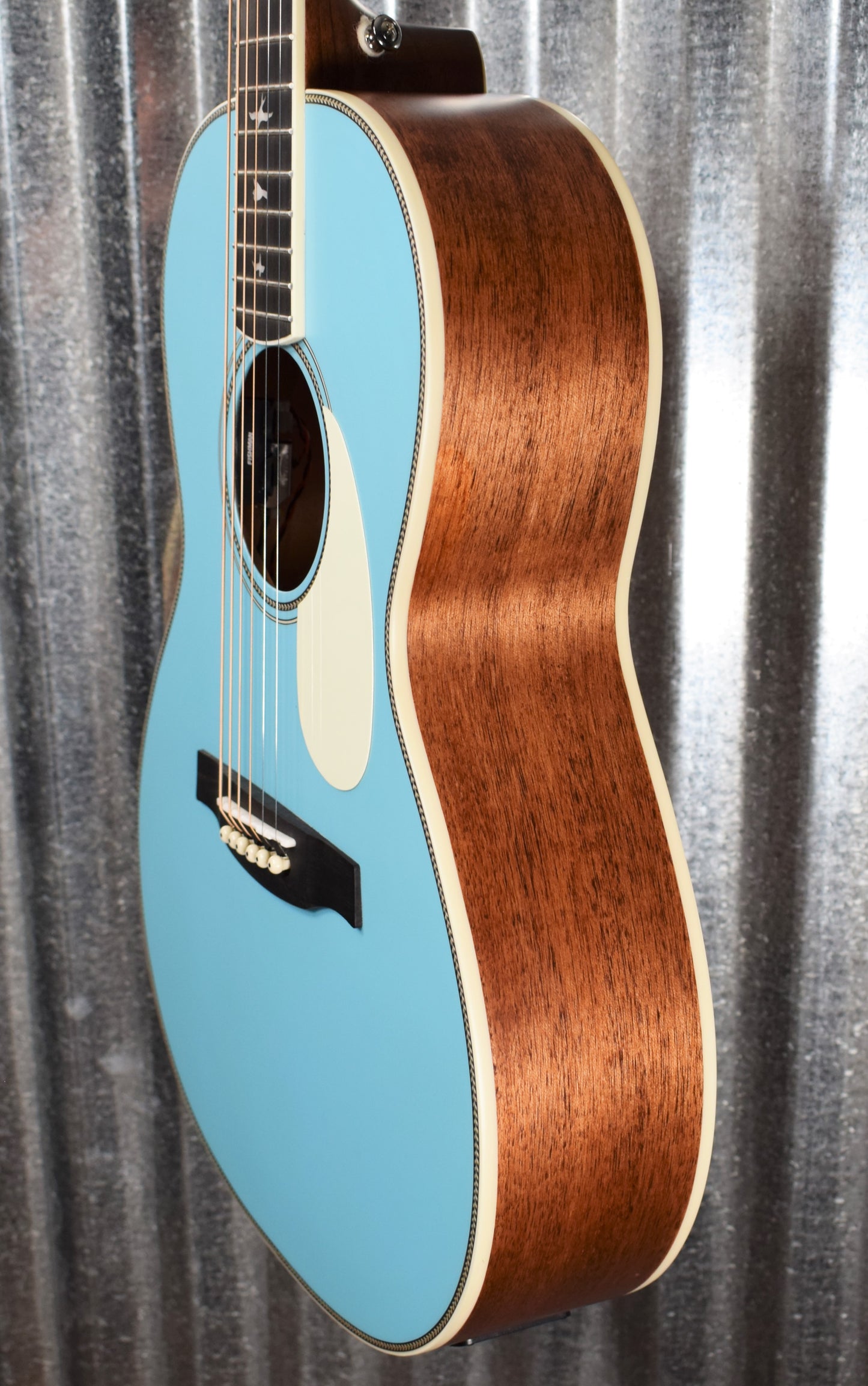 PRS Paul Reed Smith SE P20E LTD ED Acoustic Electric Parlor Powder Blue Guitar & Bag #4328