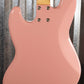 G&L USA Fullerton JB Shell Pink Jazz Bass & Case #9138