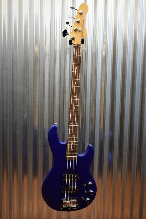 G&L Guitars USA L-2000 4 String Bass Midnight Blue Metallic Frost & Case 2017 #4087