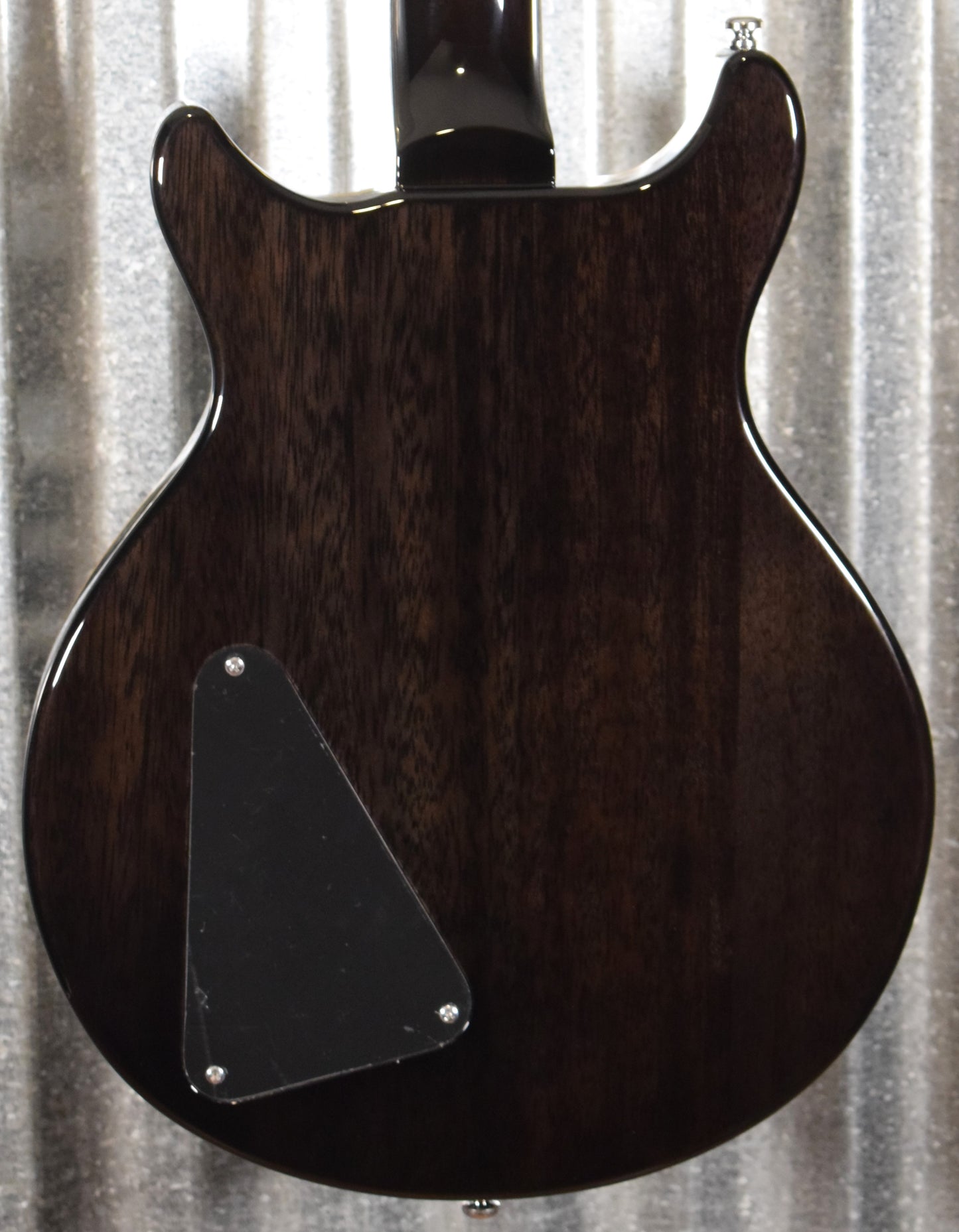 Hamer Archtop Flame Trans Black Double Cut Guitar SATF-TBK Demo #0202