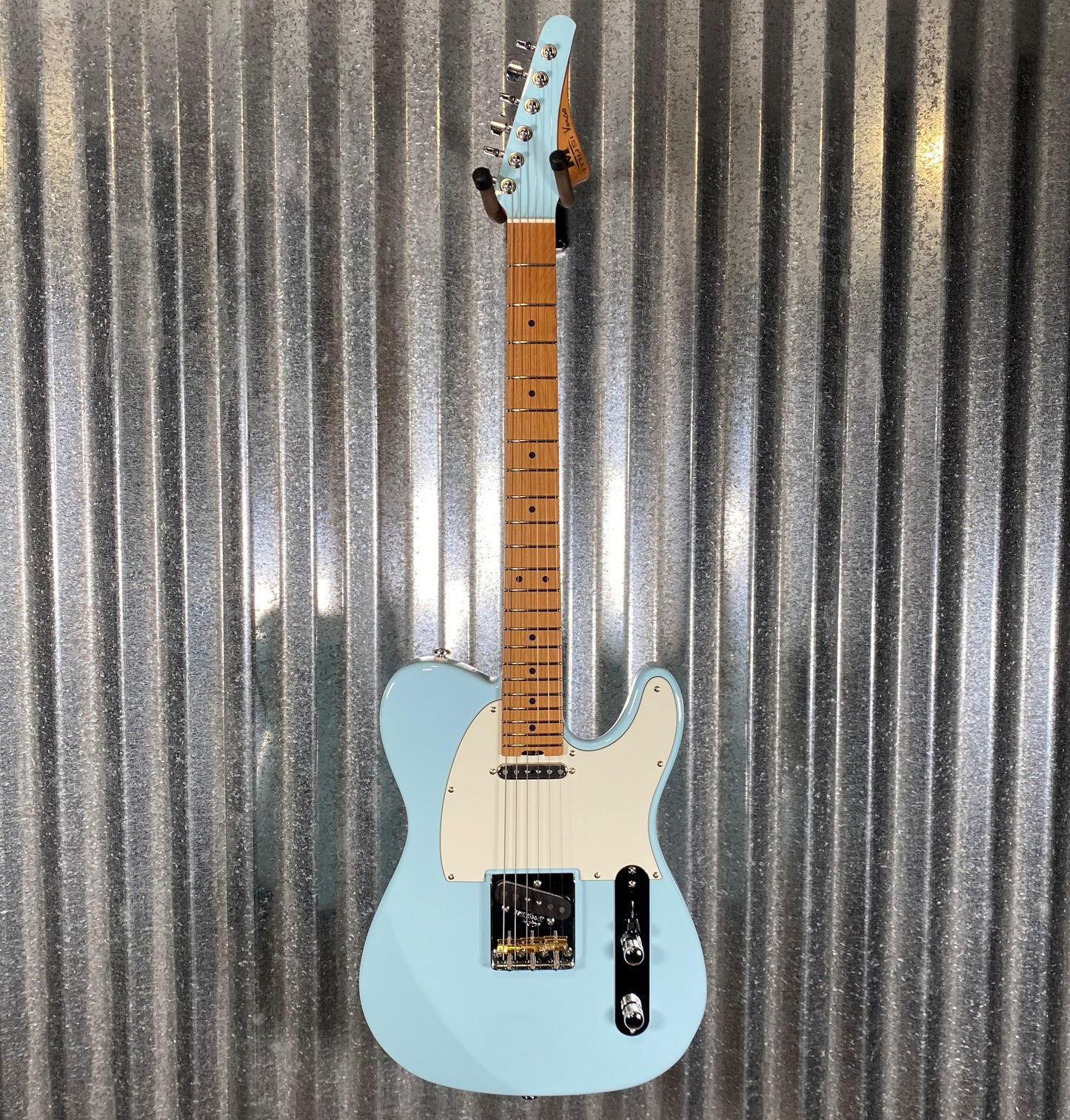 Musi Virgo Classic Telecaster Baby Blue Guitar #0612 Used