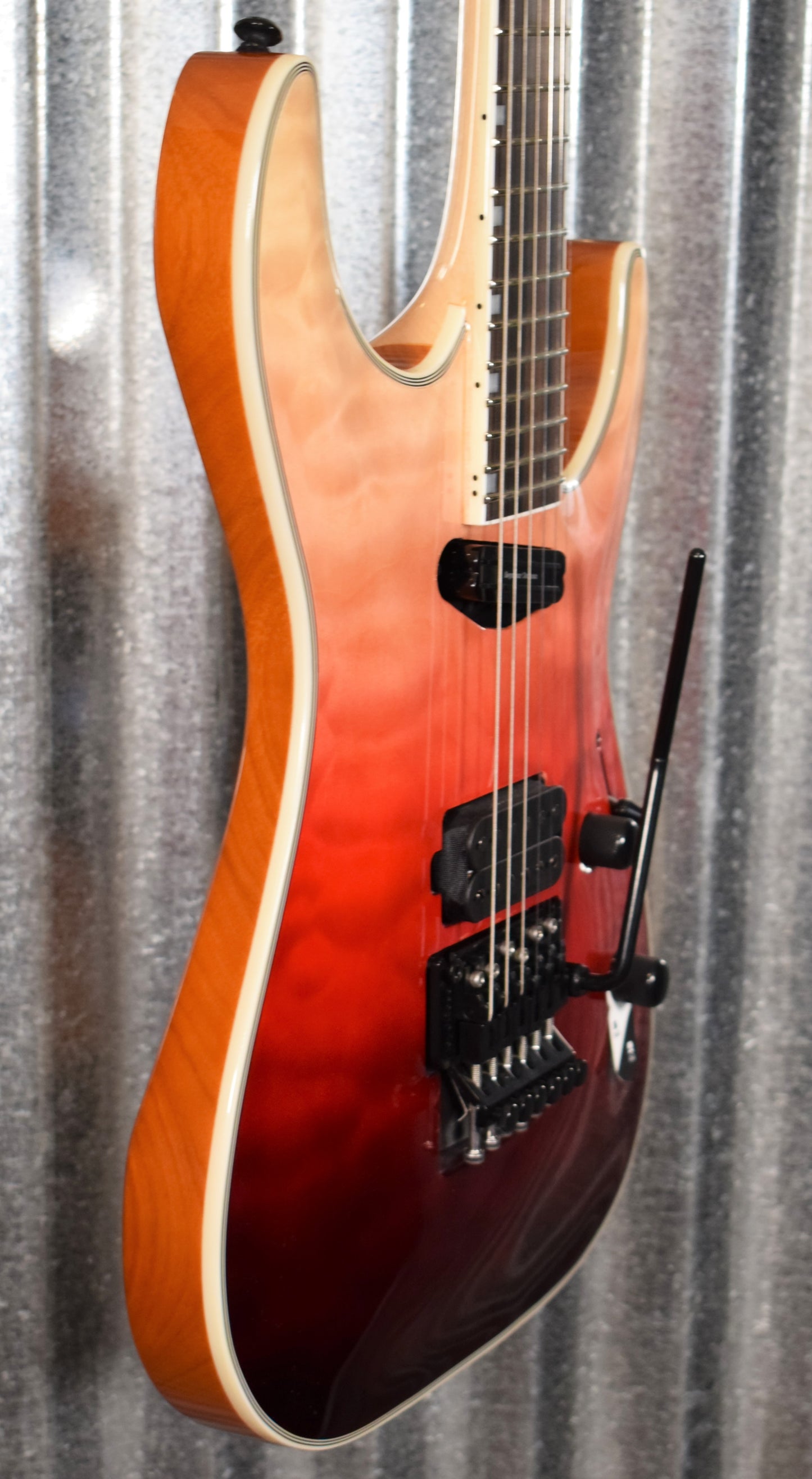 ESP LTD MH-1000 Quilt Top Black Cherry Fade Guitar LMH1000HSQMBCHFD #0754
