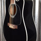 Takamine EF381SC-12 String Black Acoustic Electric Guitar & Case #0218