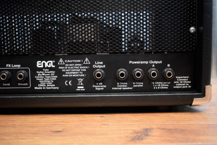 ENGL GigMaster 30 E305 30 Watt All Tube Guitar Amplifier Head Gig Master Demo