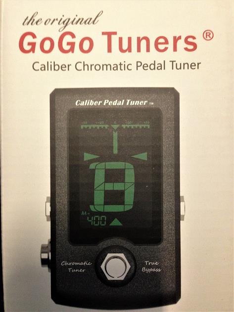 GOGO Tuners The Caliber High Definition Big Screen Chromatic Guitar Tuner Pedal