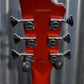 Hagstrom Viking Semi Hollow Body Wild Cherry Transparent Left Hand Guitar #0067