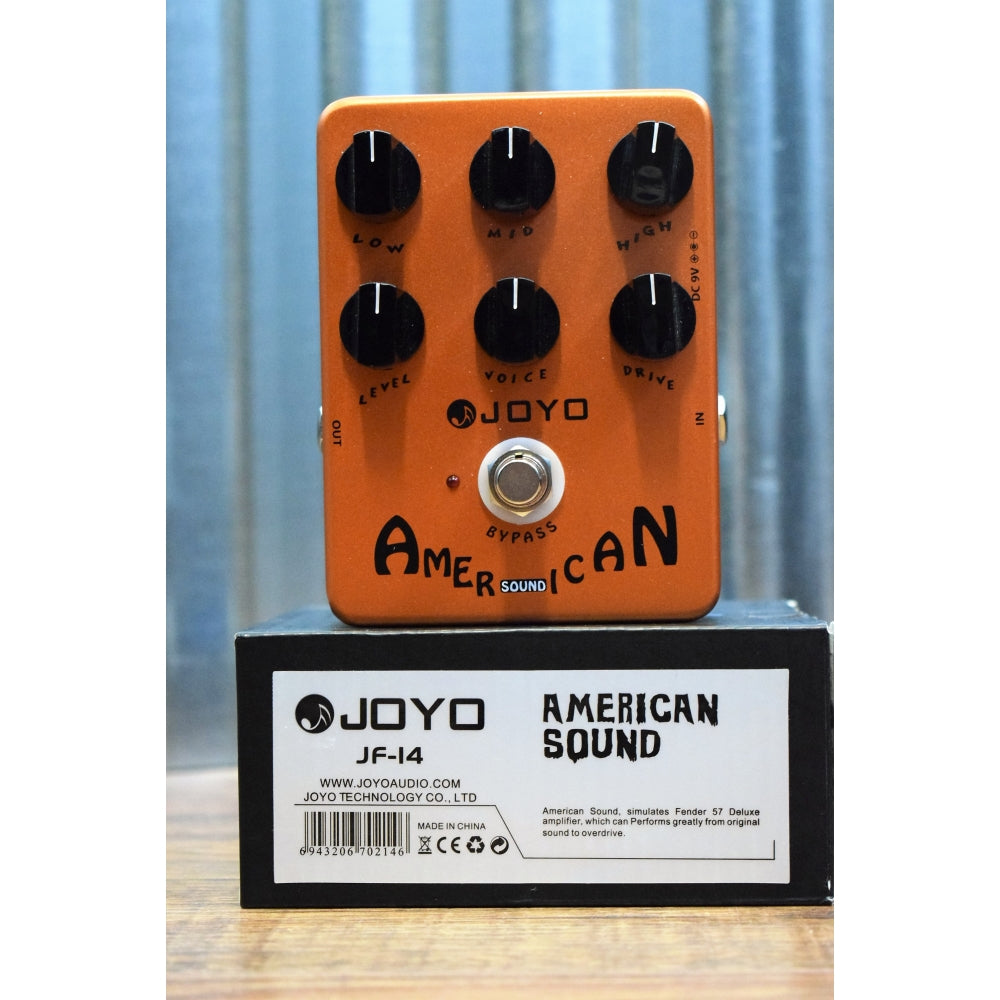 Joyo Audio JF-14 American Sound Distortion Guitar Effect Pedal Demo