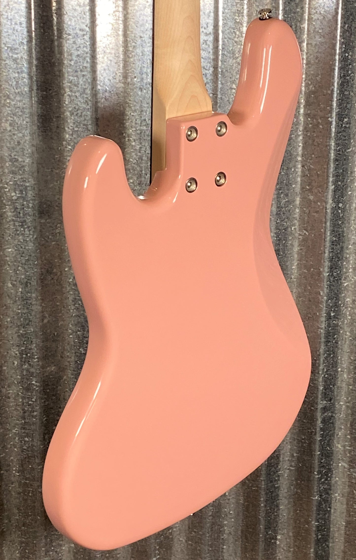 G&L USA JB 4 String Bass Shell Pink & Case #7114
