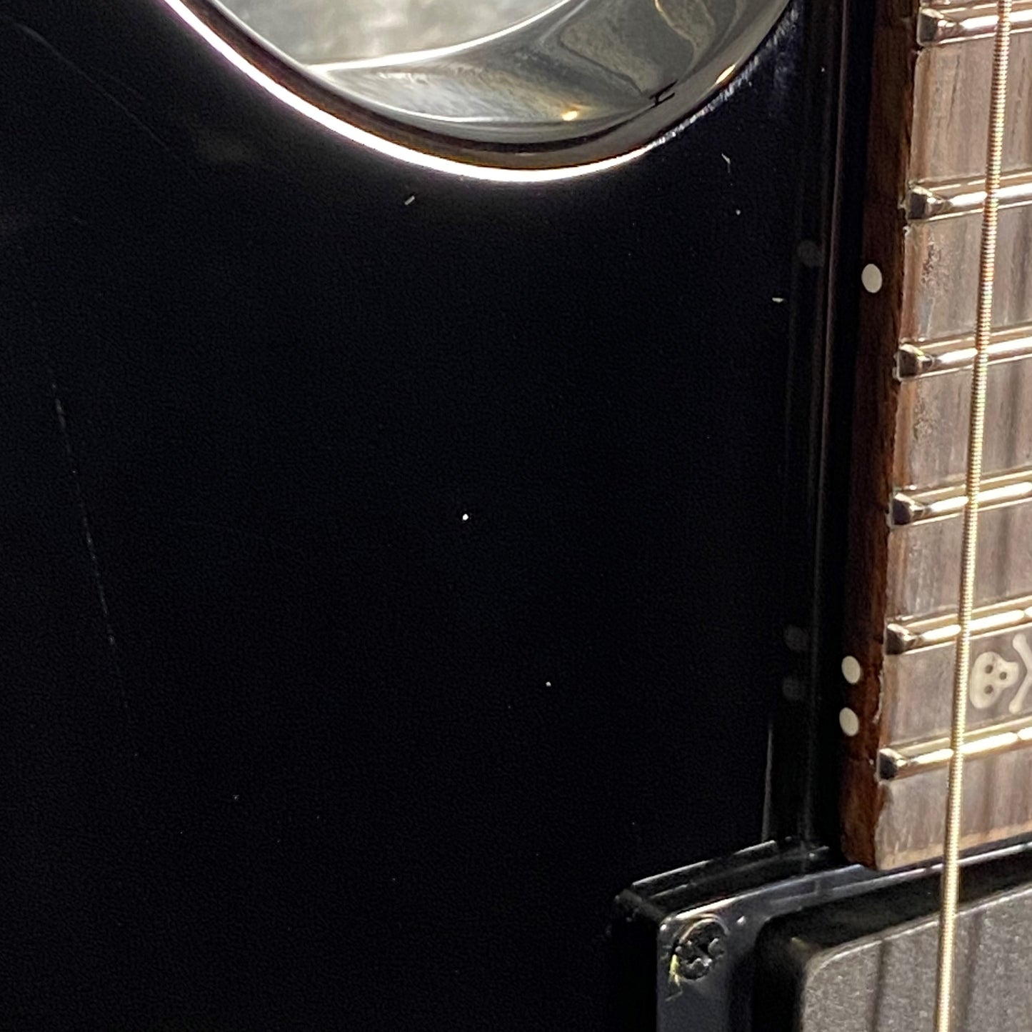 ESP LTD KH-602 Kirk Hammett Black Guitar & Case LKH602 #1599 Used