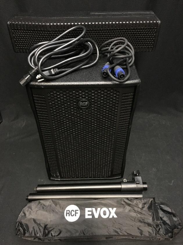 RCF Evox 8 1400W Active Portable 2 Way Line Array System with 12" Subwoofer *