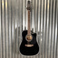 Takamine EF381SC12 Cutaway 12 String Acoustic Electric Guitar Black & Case Japan #0951