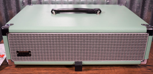 Gator Cases GR-RETRORACK-2SG 2 Space Guitar & Bass Amplifier/Effects Rack Case Seafoam Green